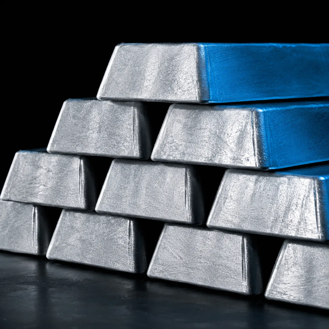 Aluminium ingots