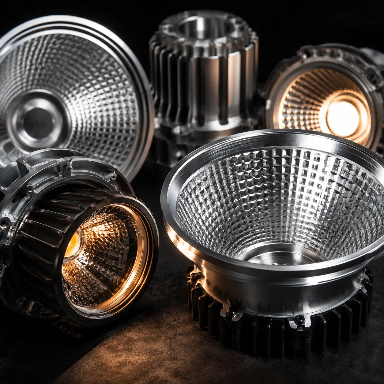 Electrical lighting aluminium