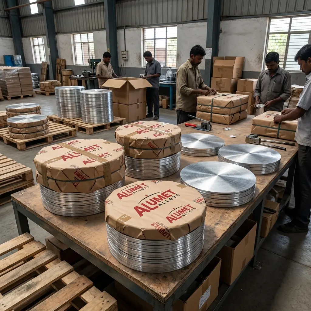 Aluminium circles bundles